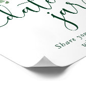 Rustic Blooms | Terracotta Marsala Dinnerpot voor Poster (Hoek)