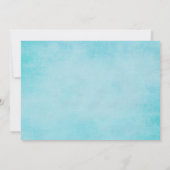 Rustic Blue Birds Wedding Invitations Kaart (Achterkant)