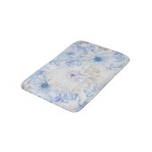 Rustic Blue Floral Badmat (Gekanteld)