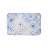 Rustic Blue Floral Badmat (Voorkant)
