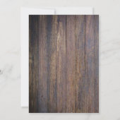 Rustic Blue Floral repetition Kaart (Achterkant)