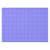 Rustic Blue Gingham Controleert patroontablet Tafelkleed (Voorkant (Horizontaal))