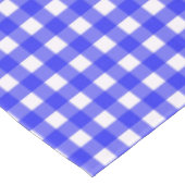 Rustic Blue Gingham Controleert patroontablet Tafelkleed (Gekanteld)