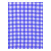 Rustic Blue Gingham Controleert patroontablet Tafelkleed (Voorkant)