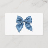 Rustic Blue Jean Denim Luier Raffle Baby shower Informatiekaartje (Achterkant)