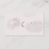 Rustic Blue Jean Denim Luier Raffle Baby shower Informatiekaartje (Achterkant)