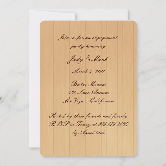 Rustic Blue Mason Jars Engagement Party nodigt uit Kaart (Achterkant)