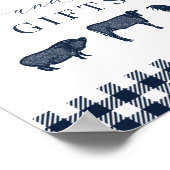 Rustic Blue Plays "Kaarten and Gifts" Poster (Hoek)