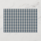 Rustic Blue Truck Books for Baby Card Informatiekaartje (Achterkant)