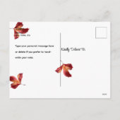 Rustic Blue Truck Thanksgiving Invitation Briefkaa Feestdagenkaart (Achterkant)