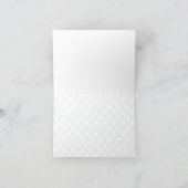 Rustic Blue vouwd - Hartelijk dank Bedankkaart (Binnen)