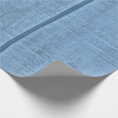 Rustic Blue Wood Cadeaupapier (Hoek)