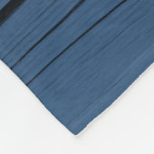 Rustic Blue Wood Seahorse Lighthouse Beach House Fleece Deken (Hoek)