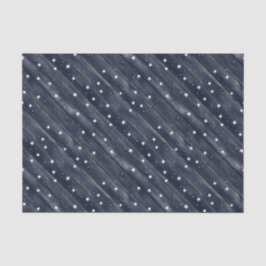 Rustic Blue Wood Stars  Tissuepapier