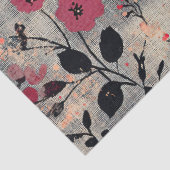 Rustic Blush Bloem Motief Linnen (3) Tissuepapier (Detail)