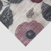 Rustic Blush Bloem Motief Linnen (7) Tissuepapier (Detail)