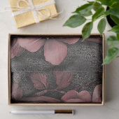 Rustic Blush Bloem Motief Linnen (8) Tissuepapier (Geschenk)