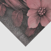 Rustic Blush Bloem Motief Linnen (8) Tissuepapier (Detail)