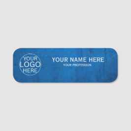 Rustic Blush Blue  Maatwerk Logo Werknemer  Naamplaatje