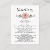 Rustic Blush Cacti Botanical Natuur Desert Wedding Informatiekaartje (Voorkant)