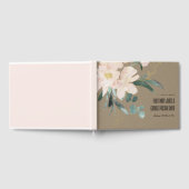 RUSTIC BLUSH FLORAL KRAFT BUNCH WATERVERF WEDING GASTENBOEK (Volledig)