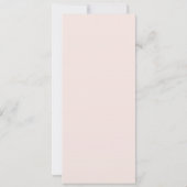 RUSTIC BLUSH KRAFT FLORAL WATERVERF VERLOVING KAART (Achterkant)