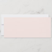 RUSTIC BLUSH KRAFT FLORAL WATERVERF VRIJGEZELLENFE KAART (Achterkant)