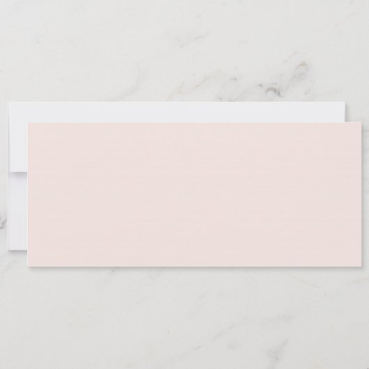 RUSTIC BLUSH KRAFT FLORAL WATERVERF VRIJGEZELLENFE KAART (Achterkant)