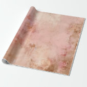 Rustic Blush Pink Cadeaupapier (Uitgerold)