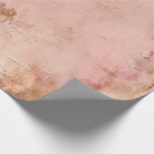 Rustic Blush Pink Cadeaupapier (Hoek)