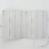 Rustic Blush Waterverf Floral Vintage Wedding Bedankkaart (Binnen)