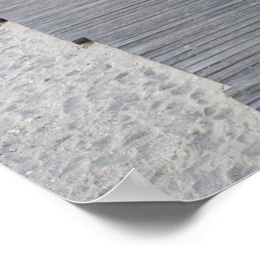 Rustic Boardwalk to Beach Poster (Hoek)