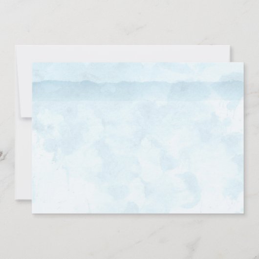 Rustic Boat Wedding Invitations Kaart (Achterkant)