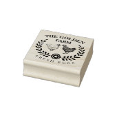 Rustic Boerderij Fresh Eggs Business Rubberstempel (Stempel)
