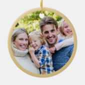 Rustic Boerderij Horse Christimas Foto Ornament (Achterkant)