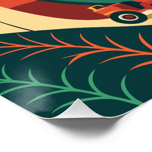 Rustic Boerderij Life Panorama Perfect Poster (Hoek)