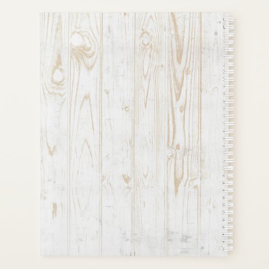 Rustic Bohemian Crystal Pareltjes & Arrow Waterver Planner (Achterkant)