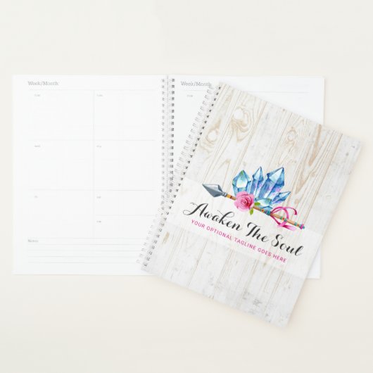Rustic Bohemian Crystal Pareltjes & Arrow Waterver Planner (Display)