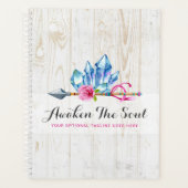 Rustic Bohemian Crystal Pareltjes & Arrow Waterver Planner (Voorkant)