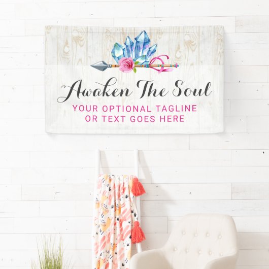 Rustic Bohemian Crystal Pareltjes & Arrow Waterver Spandoek (Insitu)