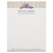 Rustic Bohemian Crystals & Arrow Waterverf Wood