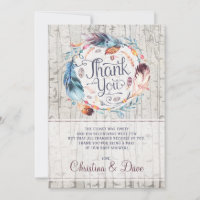 Rustic Bohemian Feathers Boho Baby shower