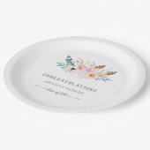 Rustic Boho | Afstuderen Papieren Bordje (Gekanteld)