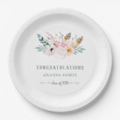 Rustic Boho | Afstuderen Papieren Bordje (Voorkant)