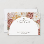 Rustic Boho Autumn Baby shower Bedankkaart (Voorkant)