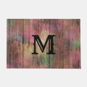 Rustic Boho  Autumn Cranberry Sage Colors Deurmat (Voorkant)