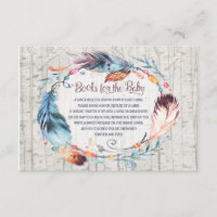 Rustic Boho Baby shower Bohemiaanse boeken voor Ba