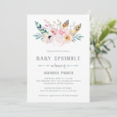 Rustic Boho Baby Sprinkle Kaart (Staand voorkant)