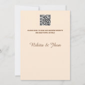 Rustic Boho Bewaar de datum Save The Date (Achterkant)