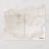 Rustic Boho Bouquet Modern Vrijgezellenfeest Invit Briefkaart (Achterkant)